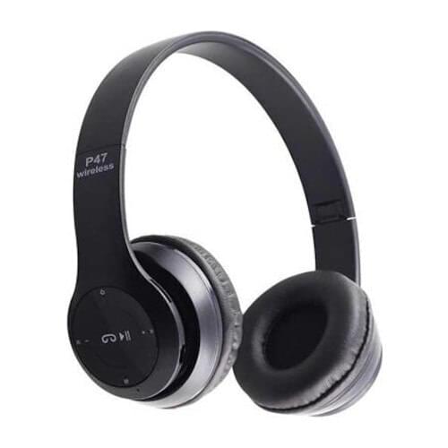 Azr P47 Katlanalabilir 2.4 + Edr Wireless Bluetooth Headset Si̇yah