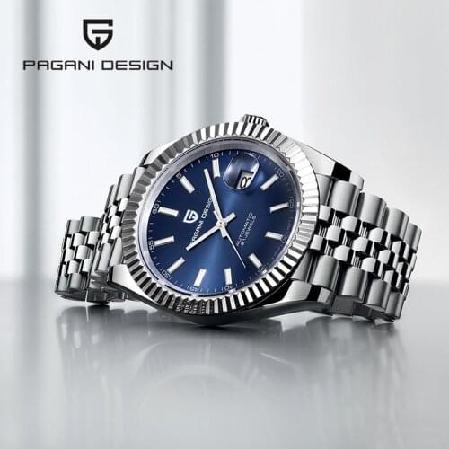 PAGANI DESIGN Japan NH35A Movement Mens Watches Waterproof 100M Automatic Mechanical Men Wrist Watch Sapphire Relogio Masculino