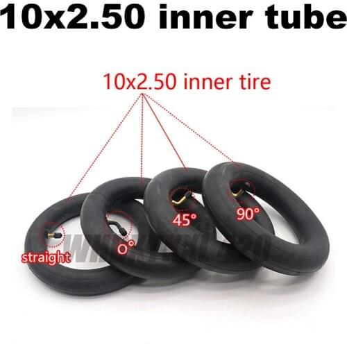 Electric scooter Electric bicycle Baby Carriage Pneumatic tire 10x2.50 multi-angle wheel tire Inflatable 10 inch inner tube