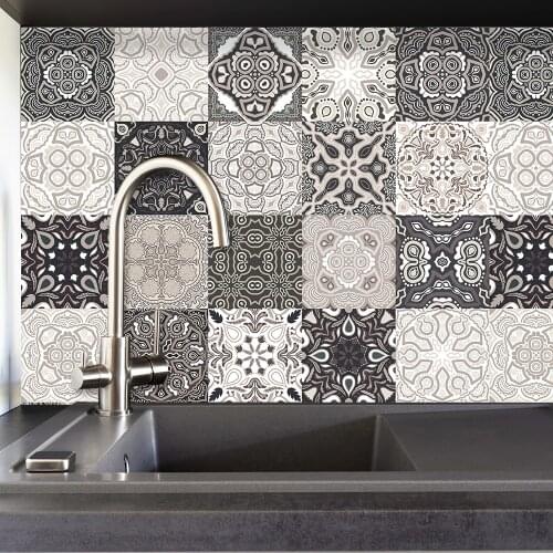 Diy Stair Floor Wall Tile Stickers for Home Decoration Waterpoof Splashback PVC Tile Mural for Living Room Kitchen Art Wallpaper