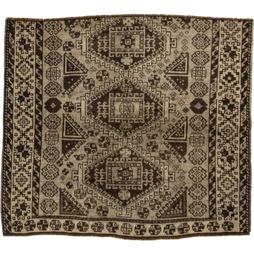 Handmade Vintage Area Rugs Hand Woven Turkish Turkey Anatolian Traditional Motifs Carpet Home Decorative Antique Wool on Wool