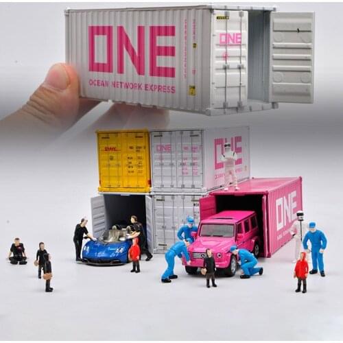 Scenario Doll 1:18 Initial D Figure Toy Maintenance Worker Car Model Scene Finished Hand Puppet Model Scene Accessories Display