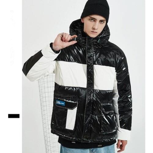 Man fashion short winter down jacket