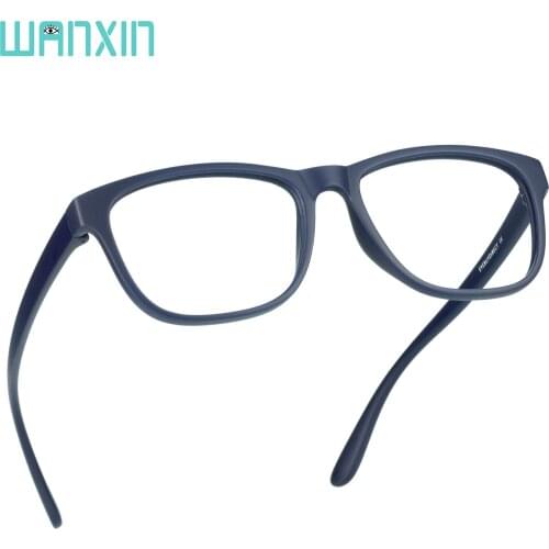 WANXIN Blue Light Blocking Glasses,Computer Reading Glasses,Cozy Transparent Lens,Reduce Headaches&Eyestrain