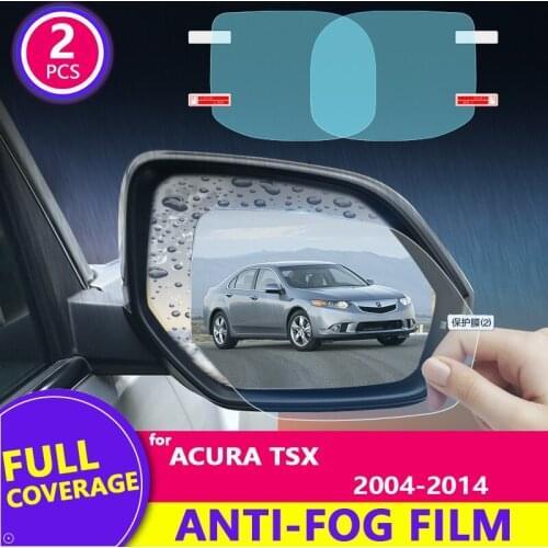 Rain Film Full Cover Rearview Mirror Clear Anti-Fog Rainproof for Acura TSX 2004~2014 CL9 CU2 2013 Sticker Car Accessories Goods