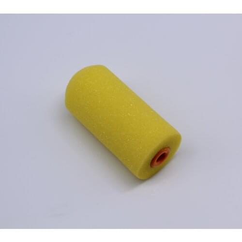 Clearance sale 3 inch high density 50kg mini foam paint roller yellow random type