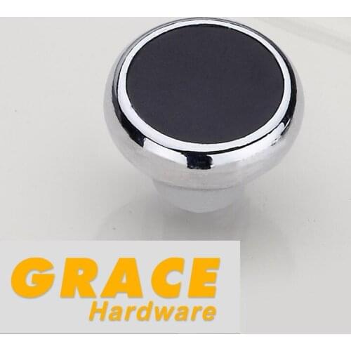 Modern Solid Zinc Alloy Handle Furniture Knobs Cabinet Drawer Wardrobe Door Handle (D:30mm)