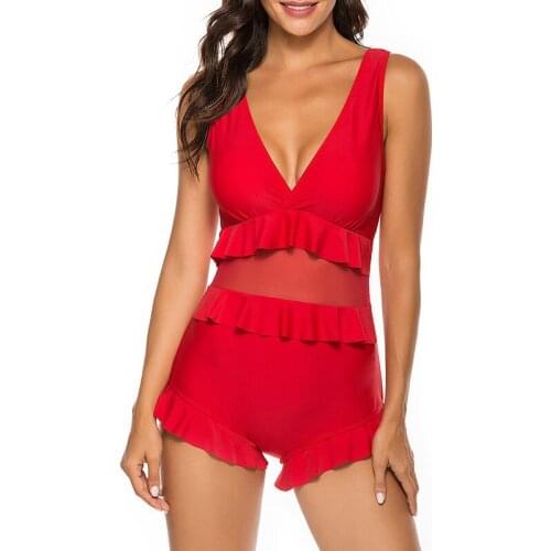 Sexy One Piece Swimsuit Women Bandage Cross Back Neck Monokini Black Swimwear Women Bathing Suits Womens Swimsuit