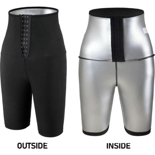 Sweat Sauna Pants Body Shaper Shorts Weight Loss Slimming Shapewear Women Waist Trainer Tummy Hot Thermo Sweat Leggings Fitness