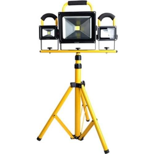 FRLED Three Legged Telescopic Folding Light Stand Tripod Support Double Lamp Outdoor Led Work Holder For Flood Light Bracket