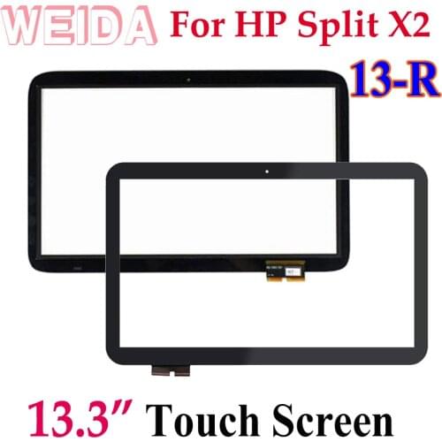 WEIDA Touch Digitizer Replacement For HP Split X2 13R 13-R010dx 69.13I04.F01 13.3" Touch Screen Digitizer Glass Panel