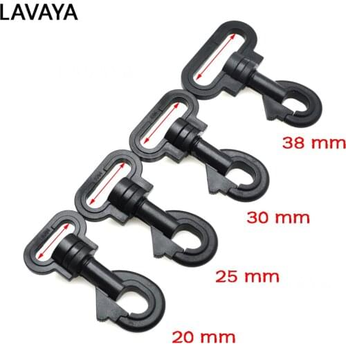 1pcs 20mm 25mm 30mm 38mm Webbing Plastic Swivel Snap Hooks for Luggage Backpack Straps Accessories