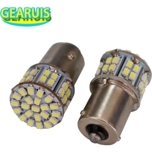 HK Post free!!! 100Pcs/Lot S25 P21W 1156 BA15S BAU15S 50 SMD 1206 3020 LED 50SMD Car Parking Brake Turn Signal Light Lamp Bulb