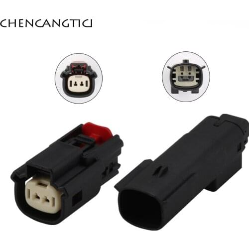 1 Set 2 Pin Way Molex Auto Lamp Socket Waterproof Temperature Sensor Connector For BUICK Excelle Verano 33471-0201 33481-0201