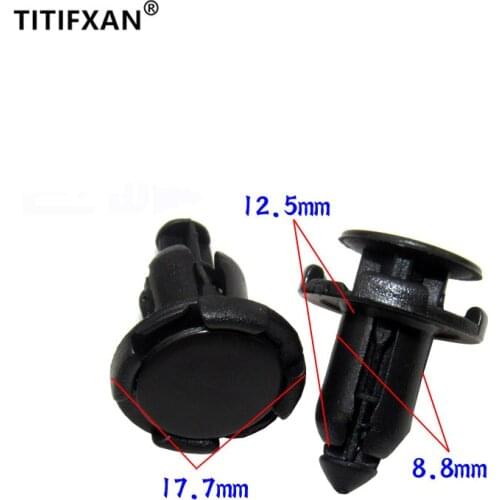 20PCS Car Fender Bumper Push-in Fastener Clip for Mitsubishi Lancer Outlander Galant Pajero Montero