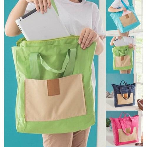 2019 Fashion WaterProof Travel Bag Large Capacity Journey Women Nylon Folding Bag Unisex Men Luggage Travel Handbags Wholesale