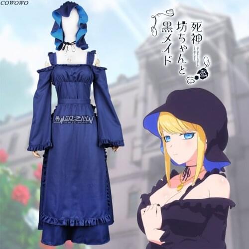 Anime!The Duke Of Death And His Maid Alice Dress Elegant Uniform Cosplay Costume Halloween Party Role Play Outfit Women 2021 NEW
