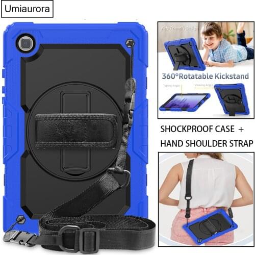 360 Rotation Military Silicon Tablet Case for Samsung Galaxy Tab A A6 8.0 10.1 2019 Case A7 S6 Lite 10.4 S7 11” Protective Cover