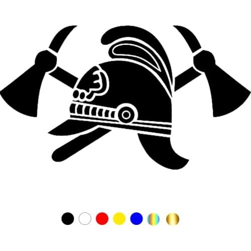 CS-10583# Vinyl Decal Helmet with Ax Car Sticker Waterproof Auto Decors on Truck Bumper Rear Window