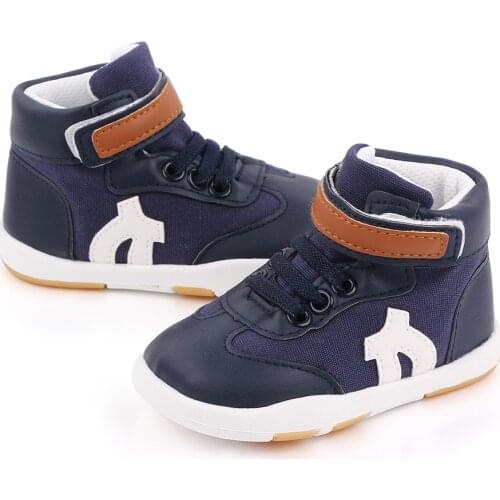 Baby Shoes Boy Newborn Infant Toddler Casual Comfor Cotton Sole Anti-slip PU Leather First Walkers Crawl Crib Moccasins Shoes