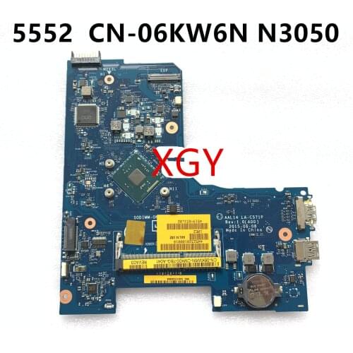 For DELL Inspiron 5552 motherboard 6KW6N AAL14 LA-C571P N3050 100% Test OK