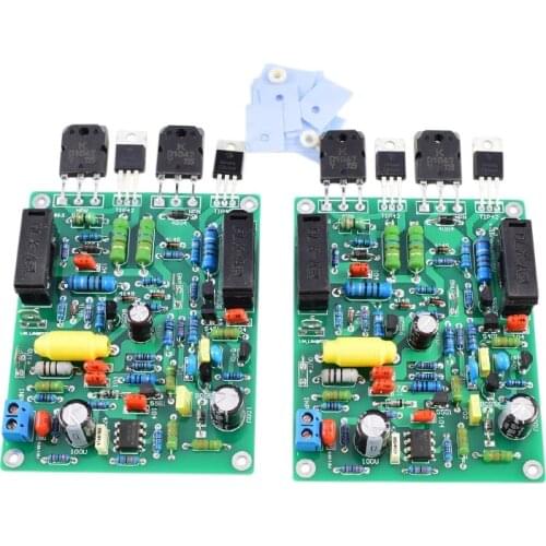 1 Pair QUAD405-2 100W*2 Stereo Dual Channel Power Amplifier Board