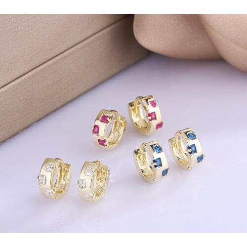 Gold Silver color Slim Drop Earring Cross Geometric Circle Round Long Line Piercing Pendiente Earring Luxury Jewelry Classic