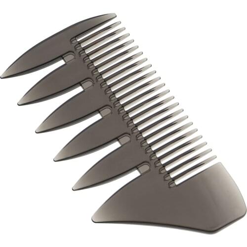 2 Sides Wide and Fine Teeth Hair Combs Woman Tangle Curly Hair Fork Pick Brushes Anti-static Pro Salon Hair Styling Tool