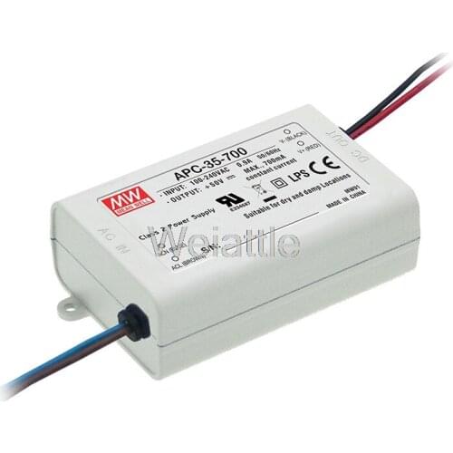 MEAN WELL original APC-35-500 70V 500mA meanwell APC-35 70V 35W Single Output LED Switching Power Supply