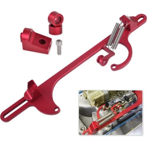 CITALL Aluminum Alloy Throttle Cable Carb Carburetor Bracket Fit for Ford & Mopar Chey Car SUV Holley 4150 4160 series