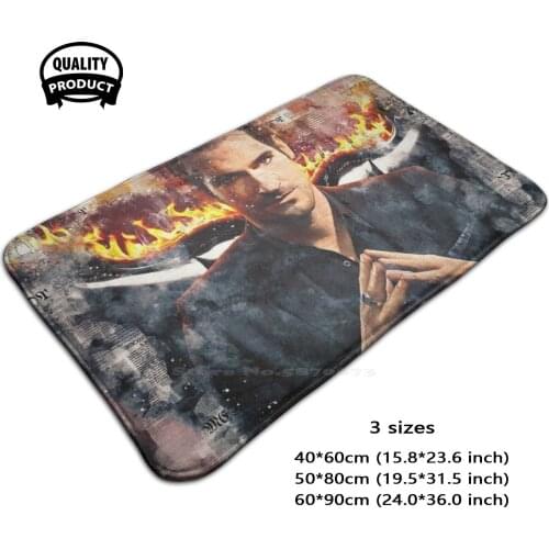 Lucifer Mornin Lux Los Angeles Cool Devil Fan Art Door Mat Foot Pad Home Rug Lucifer Mornin Lux Los Angeles Fan Art Movie