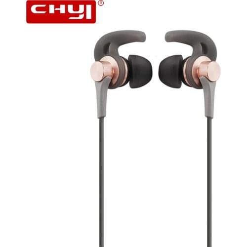 CHYI In-Ear Metal Sport Earphone Wired Music 3.5mm Jack Earphone Earbud With Microphone Hands Free Headset For Samsung Xiaomi