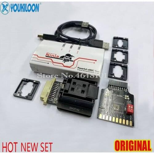 Powerful eMMC Tool Miracle Ninja box /miracle box for 4 in 1 BGA eMMC 186 BGA eMMC 162 BGA eMMC 221 BGA eMMC 169 BGA eMMC 254