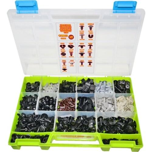 Clip Set Bag VW Trim Bumper Trim fastener for Isolated Grup6 1100 Parts + Car-Push Pin-Trim rivet