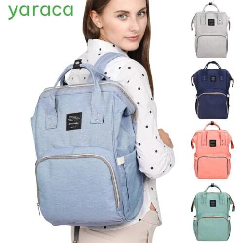 Diaper Bag For Stroller Handbag For Moms Maternity Nappy Bag For Baby Care Large Capacity Solid Color Mommy Backpack 25x14x40cm