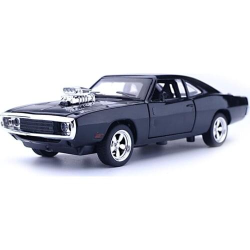 1:32 for Dodge Diecast Pull back Car Music LED Model Kids Toy Tabletop Decor With Sound Light Pull Back Toy Car Gifts
