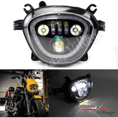 6500K 110W Motorcycle LED Headlight DRL Hi-Lo lights For Suzuki Boulevard M109R VZR1800 M90 2006-2019 Waterproof Headlamp