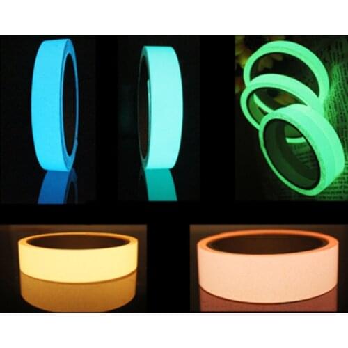 Glow In Dark 1PC Luminous Tape High Quality Night Vision Wall Sticker Self Adhesive Fluorescent Warning Tape Emergency Sticker