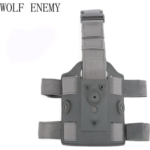 Tactical Leg Thigh Drop Leg Holster Paddle Adapter Platform Airsoft Sig P220 226 /HK USP /Gl 17 18/ M9 Hunting Accessories