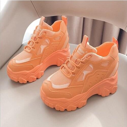 2022 Designer Breathable Chunky Sneakers Women High Platform Shoes Casual Thick Sport Ladies Dad Shoes Trainers Zapatillas Mujer