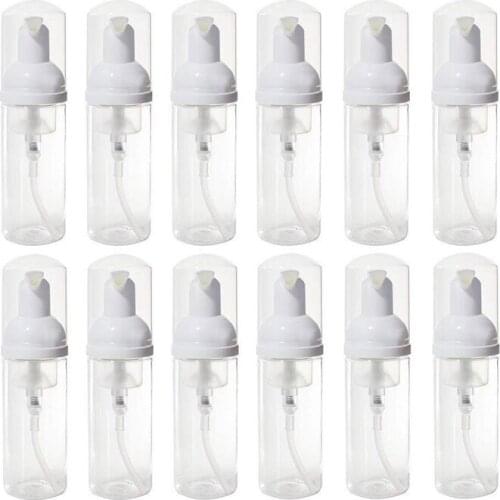15 Empty Bottles Travel Soap Bottles Plastic Foam Dispenser Bottles Mini Foam Soap Pump Dispensers Cleaning, Travel, Cosmetic Pa