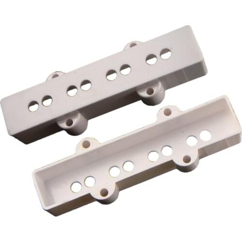 2 Pieces 4 String Jazz Bass Pickup Cover Neck&Bridge For JB Bass Parts