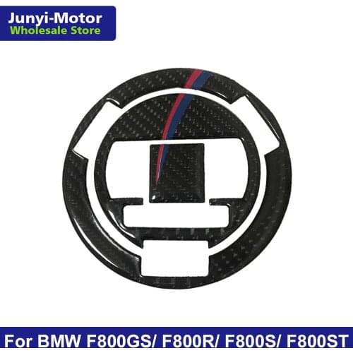 3DCarbon Fiber Motorcycle Gas Oil Fuel Cap Cover Decal Carbon Fiber Sticker Protect For BMW F800GS/ F800R/ F800S/ F800ST