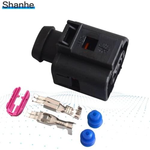 5 Kits automotive wiring harness connector 1J0973722 , electrical horn plug 1J0 973 722