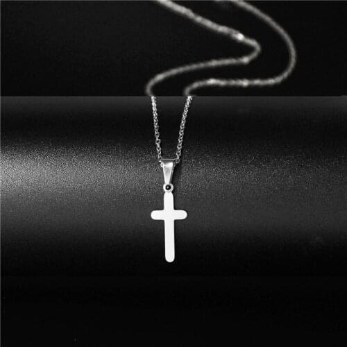 Religious Jewelry Accessories Titanium Steel Cross Pendant Necklace Stainless Steel Pendant New Product Accessories Wholesale