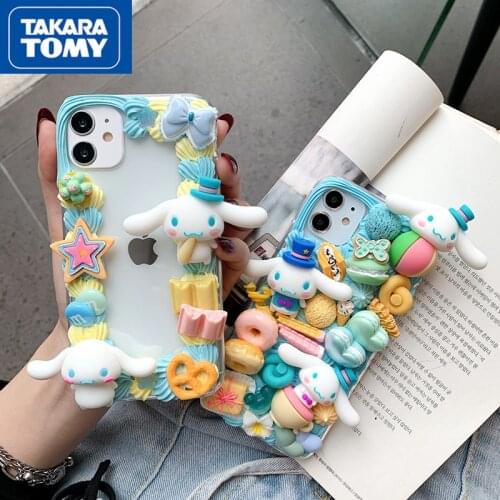 Takara Tomy Cartoon Cute Creamy Glue Phone Case for IPhone 7/8P/X/XR/XS/XSMAX/11 Mobile Couple Protection Case