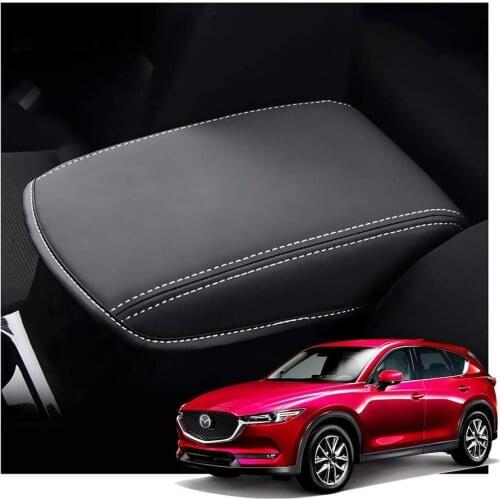 LFOTPP Car Armrest Box Cover For CX-5 2th KF 2017 2018 2019 Central Control Armrest Storage Box Pad Auto Interior Accessories
