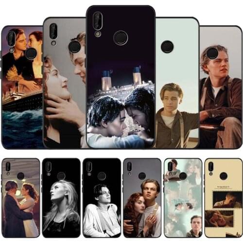Titanic black soft Phone Case for huawei P40 P30 P20 P10 Pro lite P9 Lite nova 4E 6SE Psmart 2019 Y6 9 Prime