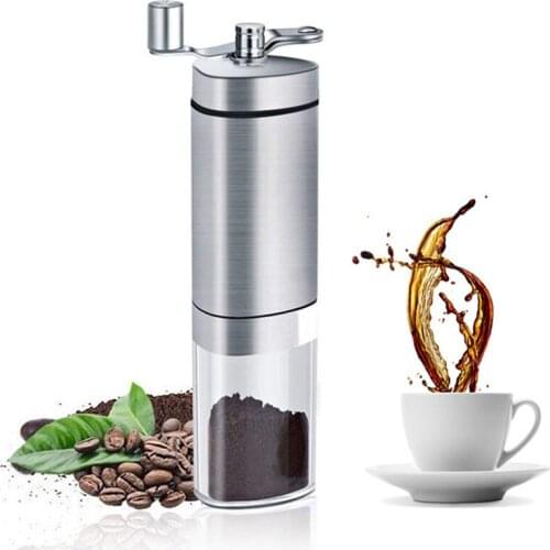 Home Kitchen Tool Manual Coffee Grinder Steel Core Grinder Portable Hand Crank Coffee Bean Grinder Molino Pala coffee grinder