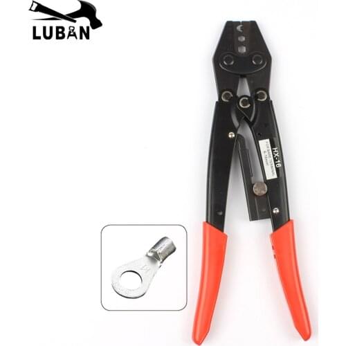 HX-16 JAPANESE STYLE CRIMPING PILER FOR terminal 6-16 mm2 CRIMPING PLIERS RATCHET crimping tools